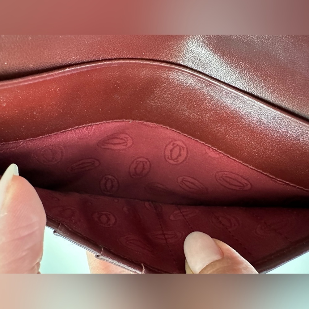 Must De Cartier Leather Bifold Long Wallet - Picture 7 of 13